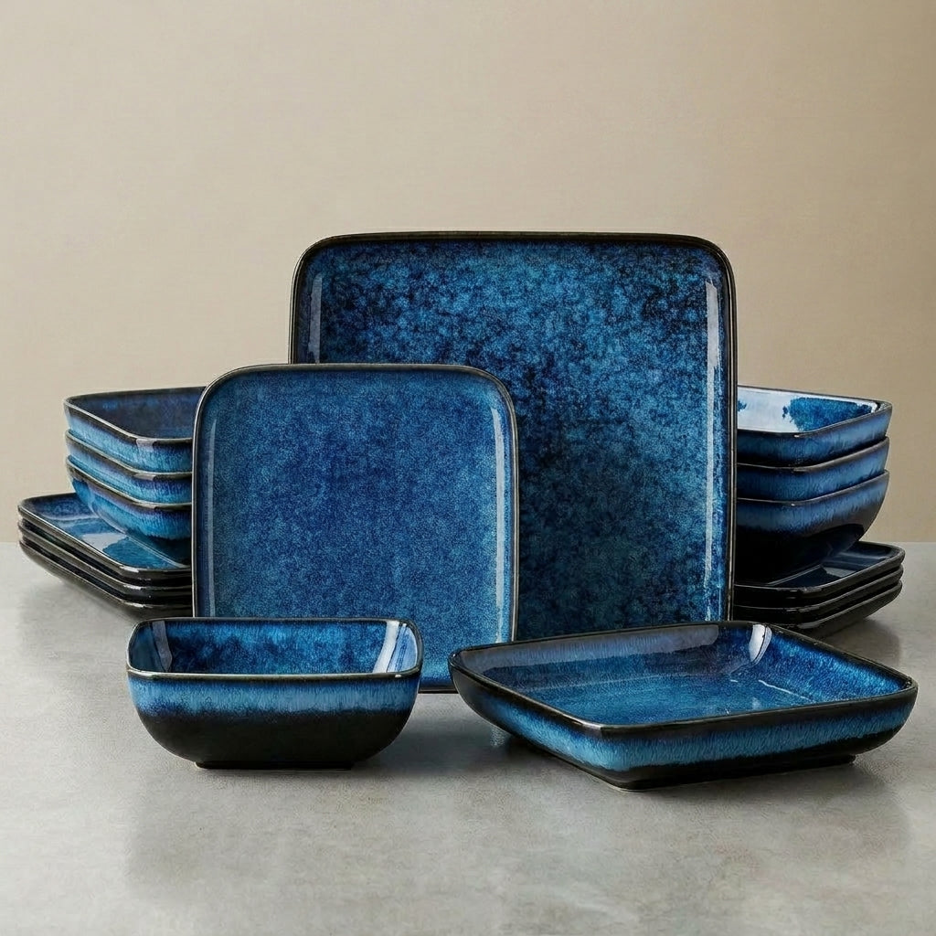 Handcrafted Ceramic Dinner Set | 16 Piece — image 2