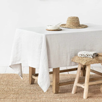 Pure Linen Tablecloth — Natural Fibre thumbnail 2