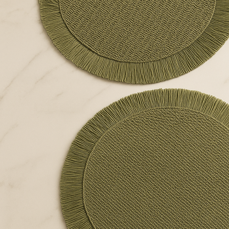 Woven Paper Placemats – Durable Non-Slip Table Set of 4 - View 4