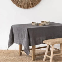 Pure Linen Tablecloth — Natural Fibre thumbnail 6