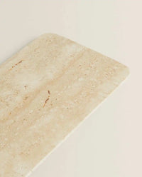 Natural Marble Tray – Beige Travertine Plate for Serving & Decor Organisation thumbnail 5
